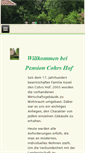 Mobile Screenshot of cohrs-hof.de