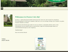 Tablet Screenshot of cohrs-hof.de